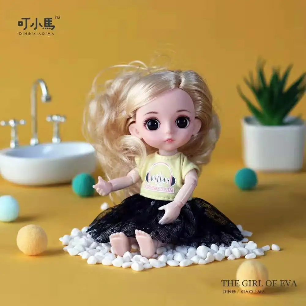 Мульти-шарнир bjd кукла с одеждой игрушка Мульти-шарнир мини игрушка Моделирование 3D кукла обнимается подарок мягкое тело для девочки игрушка