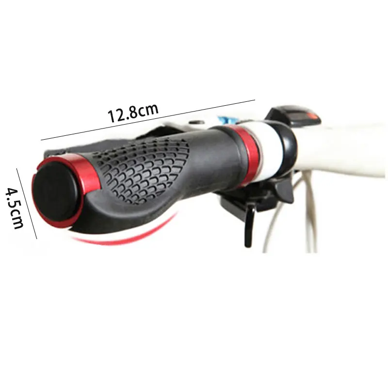 

Alloy Anti-slip Handle Grip 1 Pair Bicycle Handlebar Cover Mountain Road Cycling Bike MTB Grips Smooth Soft Rubber Aluminum
