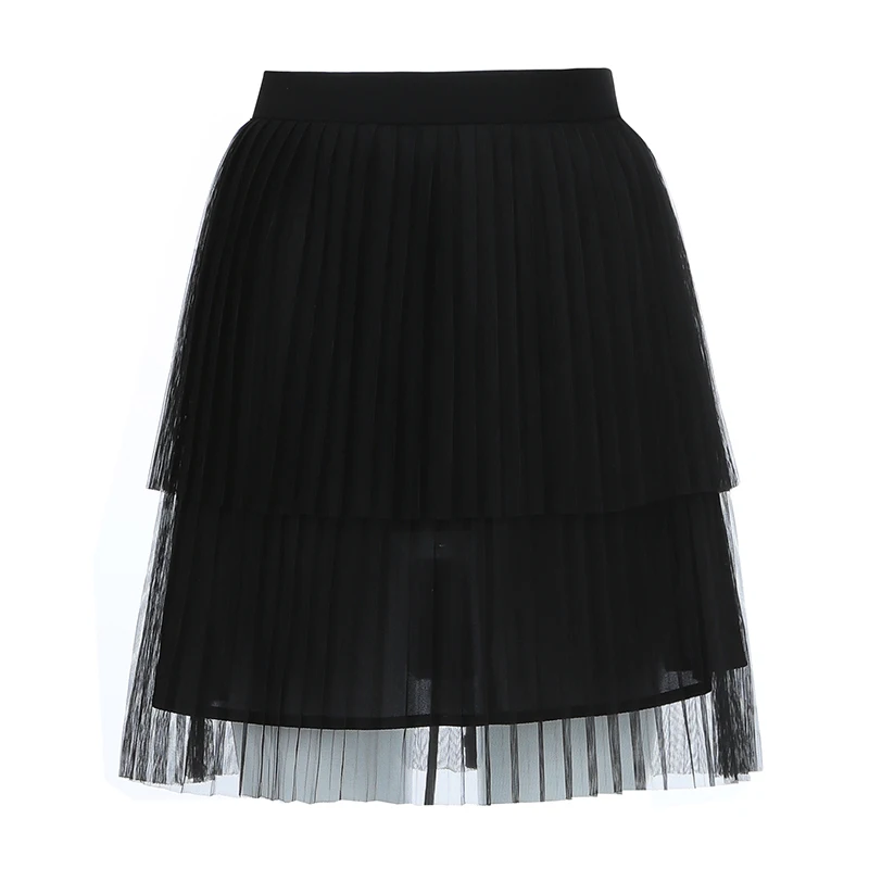 Max Spri Новинка осени 2019 облегающий сетчатый топ на бретелях с v образным вырезом