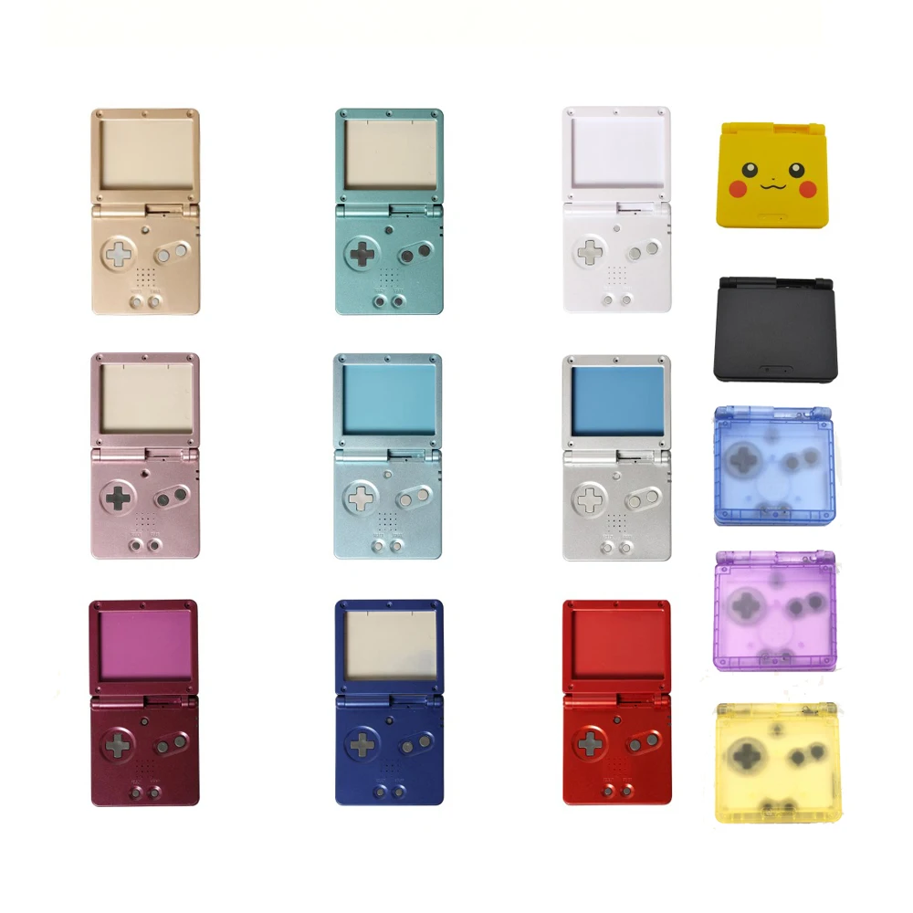 10 комплектов для GBA SP Game boy чехол Чехол сменный Полный Advance SP|Чехлы| |