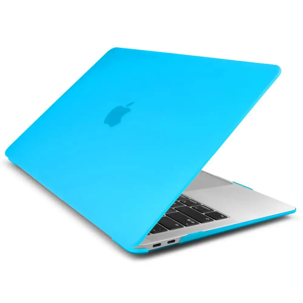 Небесно-голубой Матовый чехол для ноутбука Macbook Air 13 Pro retina 1" 15" сенсорная панель с клавиатурой CoverSkin A2159 A1989 A1932 модель - Цвет: Небесно-голубой