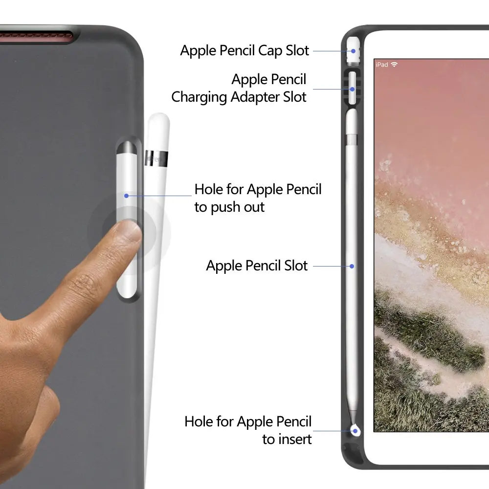 Для ipad 7th 10," американская Bluetooth клавиатура чехол для планшета 7 цветов с подсветкой кожаный чехол держатель ручки