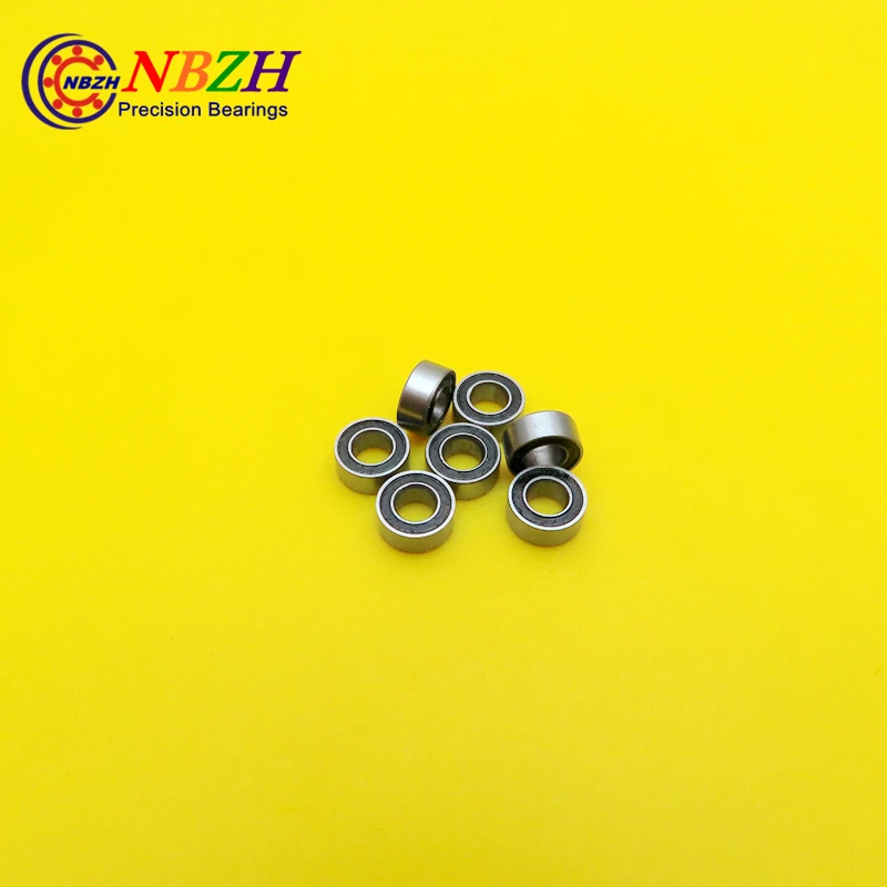 10 шт. MR63 2RS 3*6*2 5 мм Миниатюрные шарикоподшипники MR63RS Z L630 синяя резиновая крышка|cover