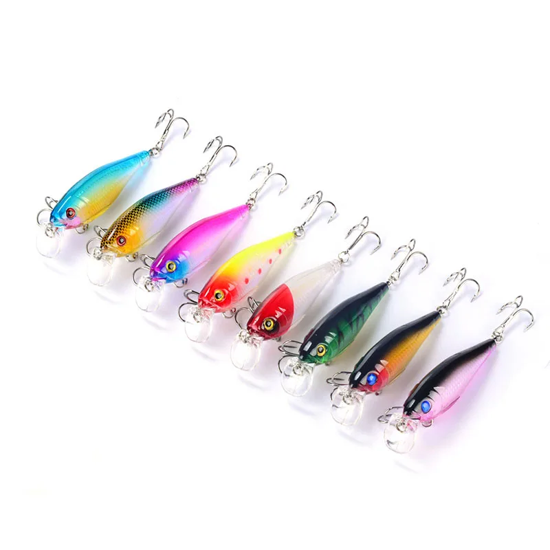 

Искусственные жесткие приманки рыба приманка Lures8 цветов рыболовная приманка кренк приманка воблеры приманка 8,5 см/12,5 г 6 # с острым крючком