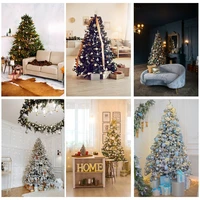 shuozhike christmas theme photography background christmas tree fireplace backdrops for photo studio props 21524 jpw 36