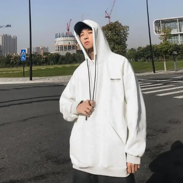 Осень и зима 2019 мужские с капюшоном шиди хип-хоп свободные cecc ленивый ветер. |