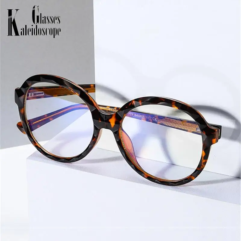 Круглый Анти синий светильник очки оправа защитный чехол для мобильного