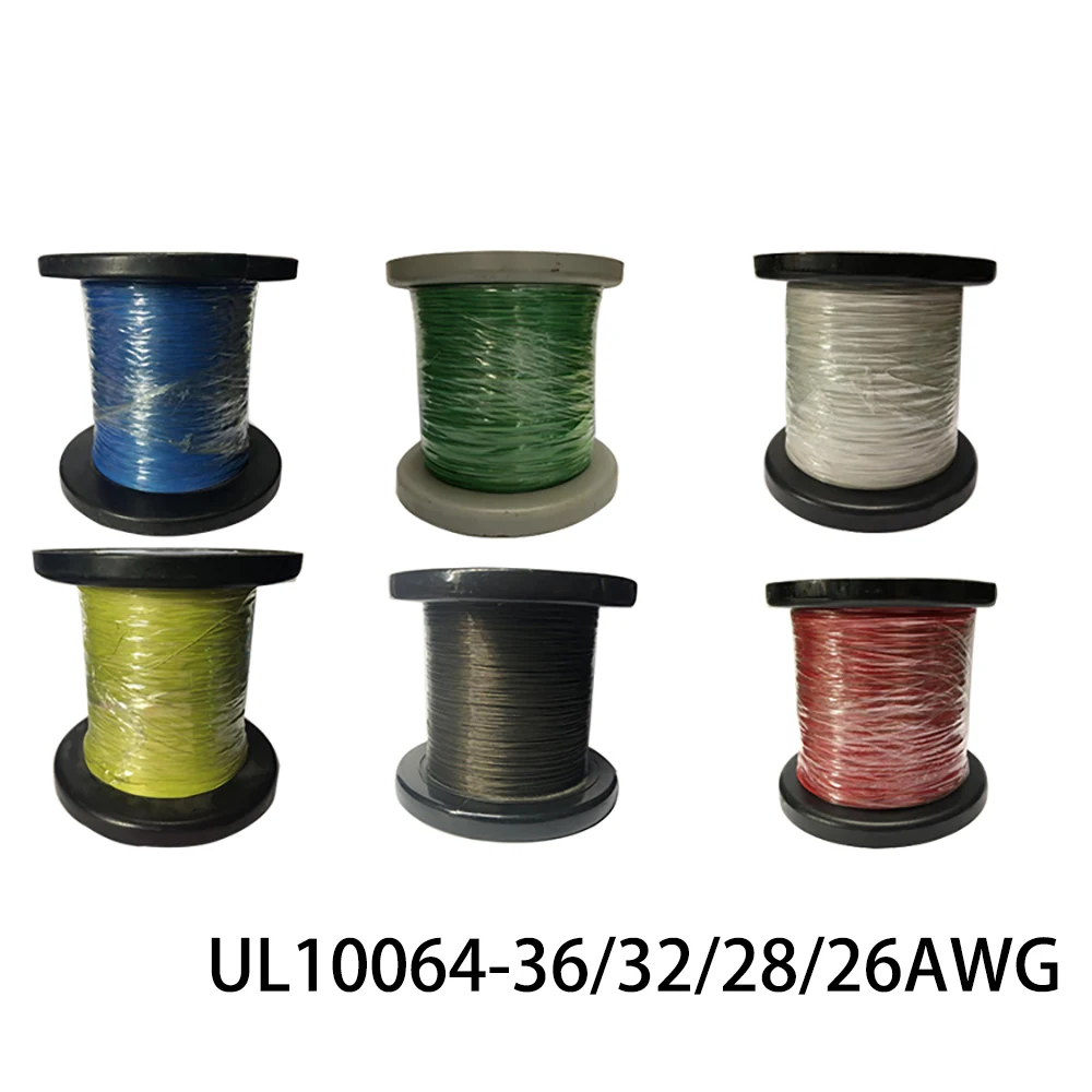1000 м 32AWG OD 0 38 мм тефло Micro Litz провод для припоя электронный UL10064 припой с высокой