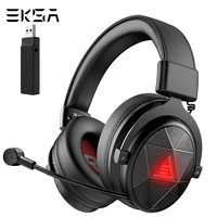 eksa e910 wireless headphones stereo bass 7 1 surround gaming headset with mic usb 5 8ghz transmitter for tv gamingps4ps5pc