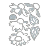 spring plant flower leaf patterns new metal cutting dies scrapbooking greeting stamp set decoration no clear for diy card