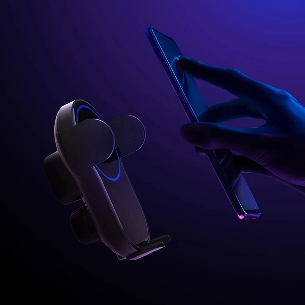 

Three-axis electric 15W Wireless Car Charger Auto Precise Alignment Car Fast Charging Cell Phone Holder For iphone For Xiaomi