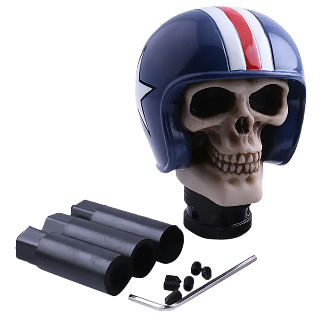 Ручной рычаг переключения передач для автомобиля с синим черепом | Автомобили и