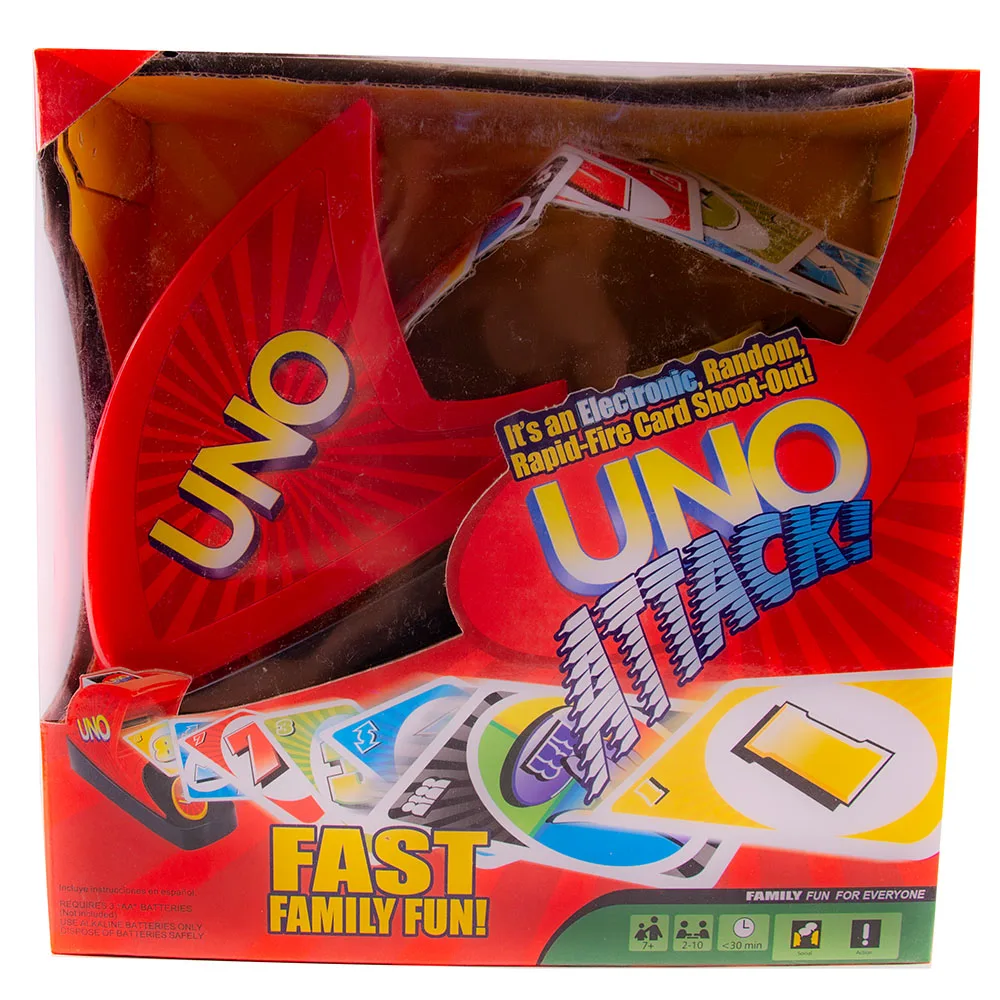Mattel Games UNO SPIN Семейная Игра для сбора и лицензирования. Содержит два комплекта из