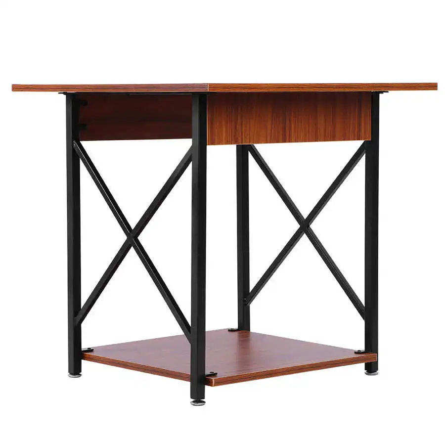 Прикроватный столик из кованого железа в стиле ретро маленький чайный для