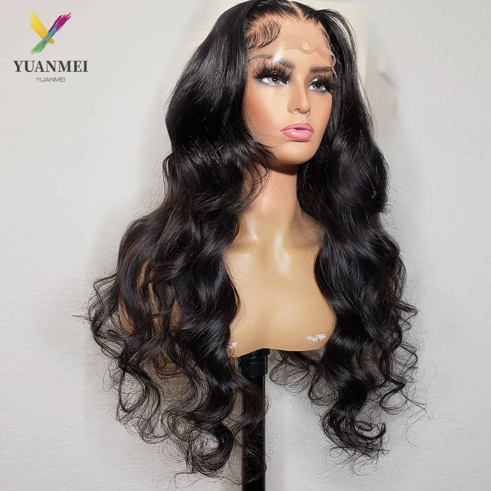 Glueless Long 30 Inch Body Wave Lace Front Wigs For Women Brazilian Lace Frontal Huam Hair Wigs Pre Plucked Bodywave Closure Wig