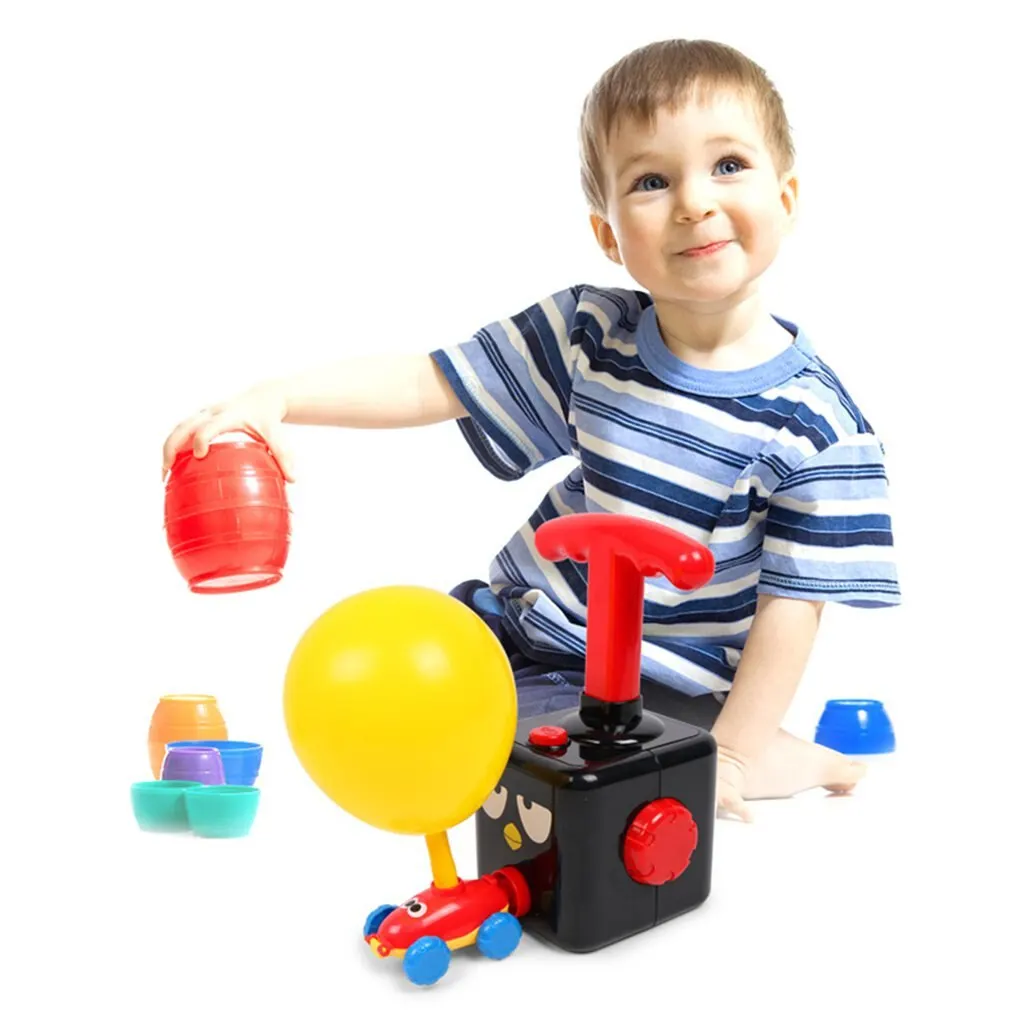 

Two-in-one Balloon Launch Tower Aerodynamic Toy Car Cartoon Child Baby Bread Balloon Flying Balloon Car