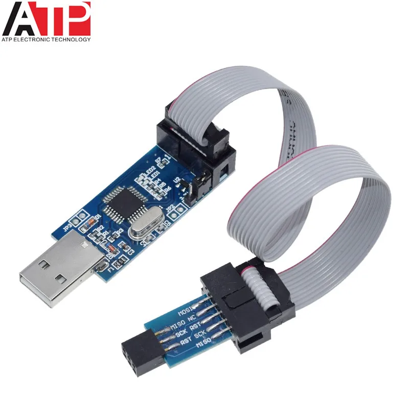 USB ISP ASP ATMEGA8 ATMEGA128 с поддержкой Win7 64 1 шт.|Интегральные схемы| |