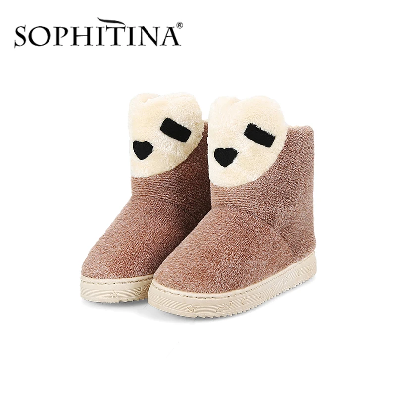 SOPHITINA/новая обувь на плоской подошве Теплая и удобная женская повседневная