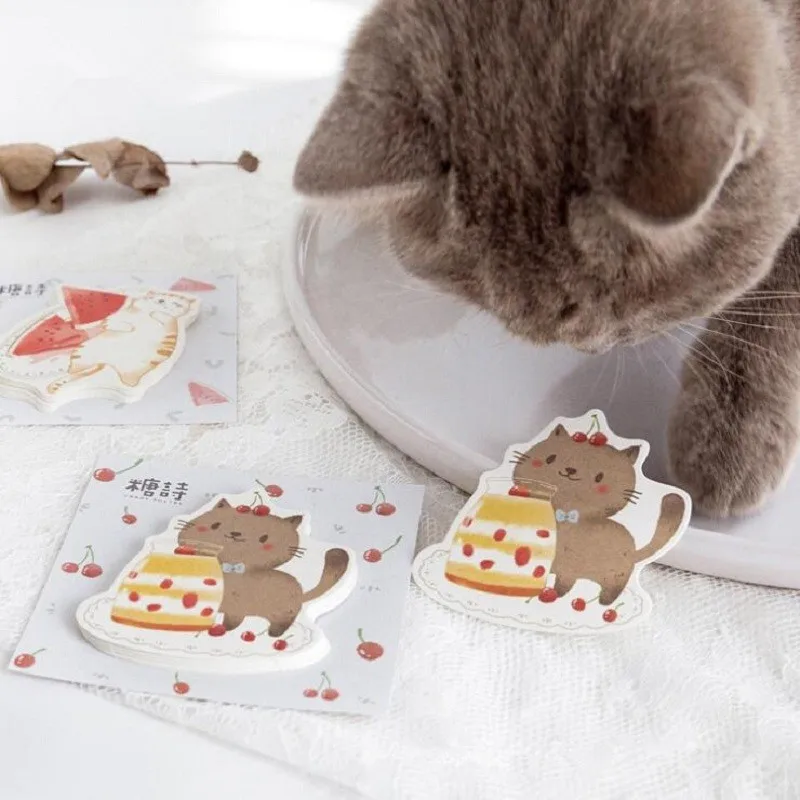 

30sheets Sticky Notes Index Memo Pad Bookmarks Cute Scheduler Paper Stickers Kids Page Notes Office Supplies Student Stationery