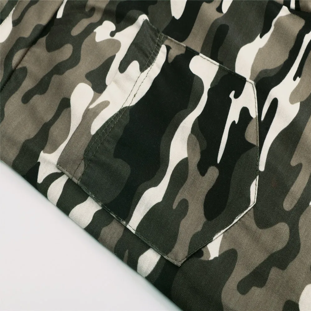 Женский комбинезон для ночного клуба камуфляжный на бретелях повседневные брюки