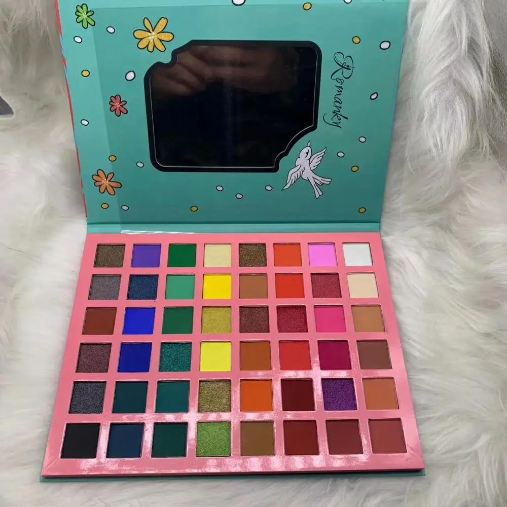 Палитра теней для век 48 цветов матовые и мерцающие водостойкие 6 шт./лот