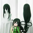 Парик для косплея Asui Tsuyu, парик для косплея Моя геройская Академия, зеленые парики для косплея