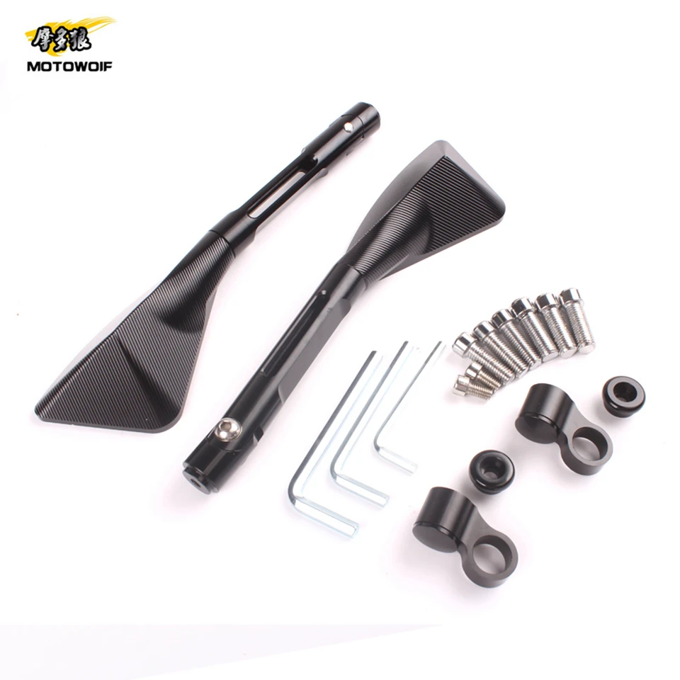 

Universal Motorcycle/Electric-bike Rearview Mirror Convex Mirror Modified CNC Aluminum Alloy Anti-dazzling Reversing Mirror