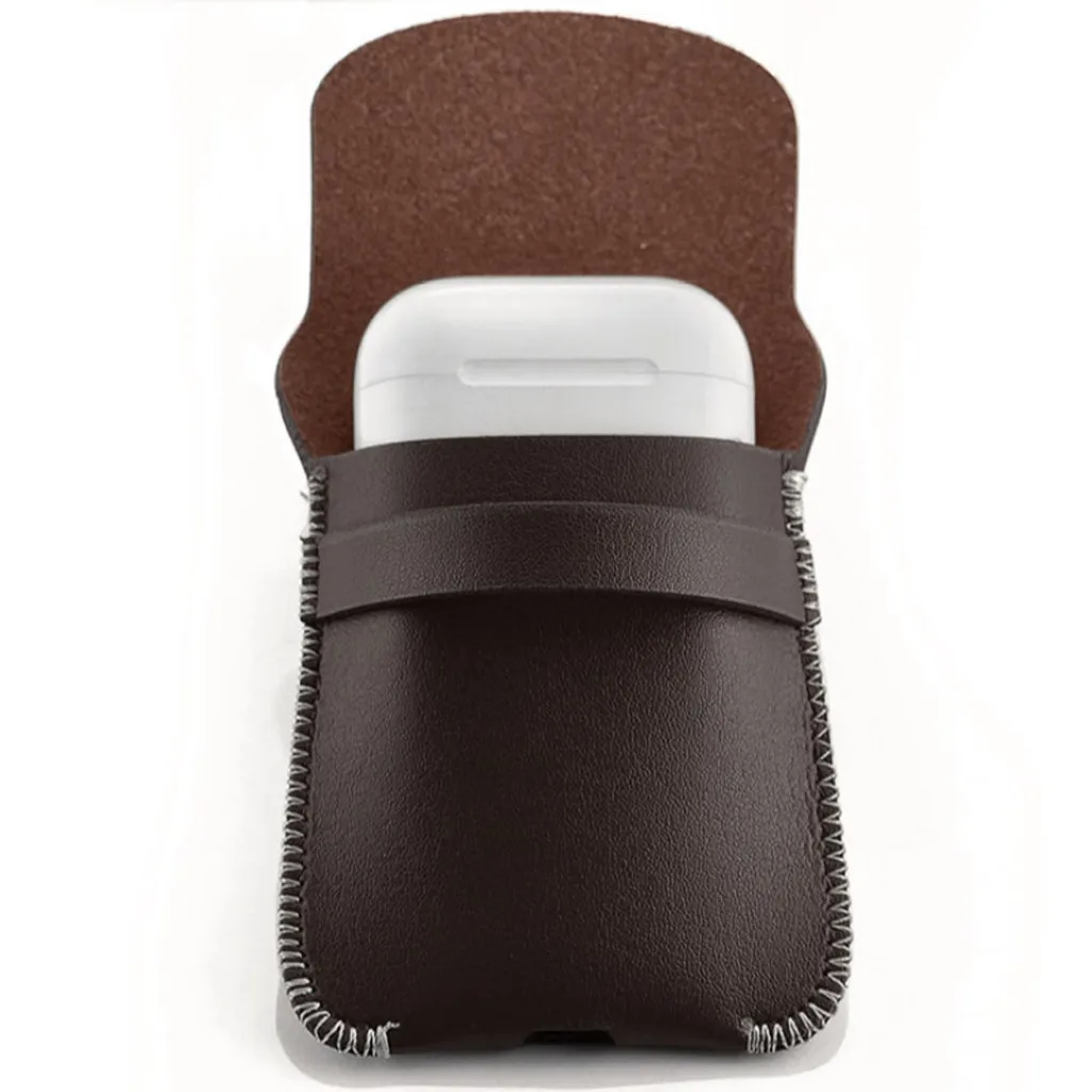 Наушники чехол Headbud для яблок воздушно стручки кожаный наушники Зарядное