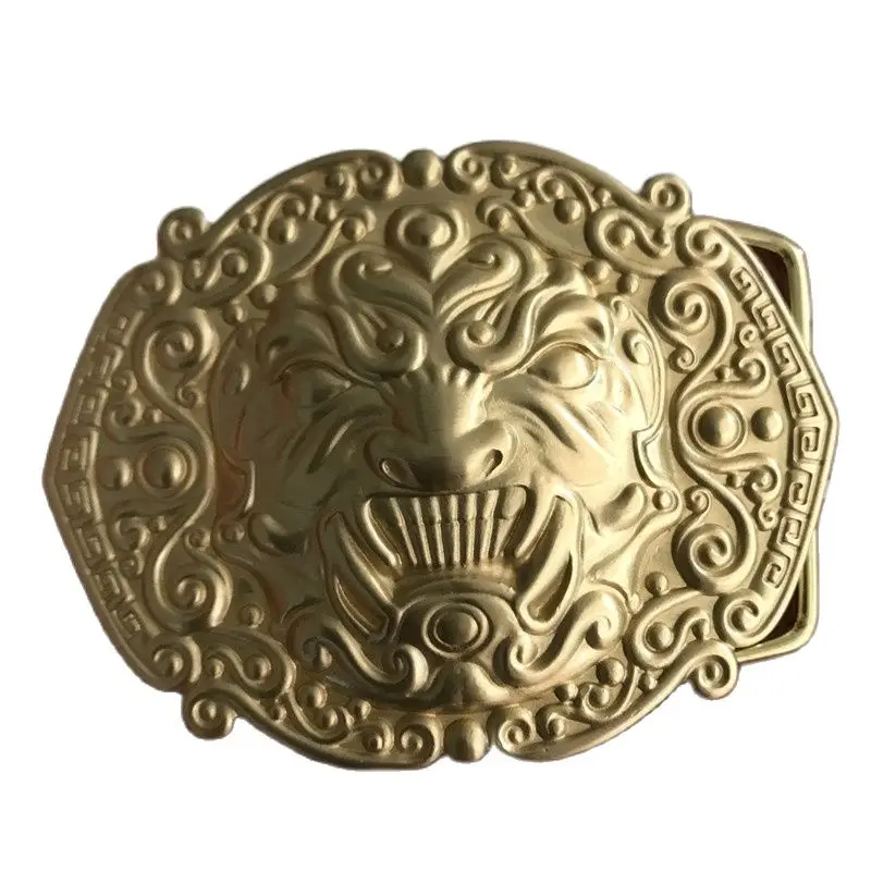 Пряжка для ремня мужская из латуни 8 х6 см 164 г | Дом и сад