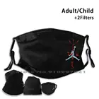 Маска для лица с фильтром, многоразовая, для детей и взрослых