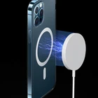 Магнитное Беспроводное зарядное устройство для IPhone 12 Pro Max, устройство для быстрой зарядки телефонов IPhone 12 Mini12 Pro Max, Samsung, Huawei