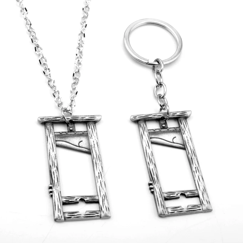 В винтажном стиле в хип хоп панк рок ворот нож гильотины металлические подвесные