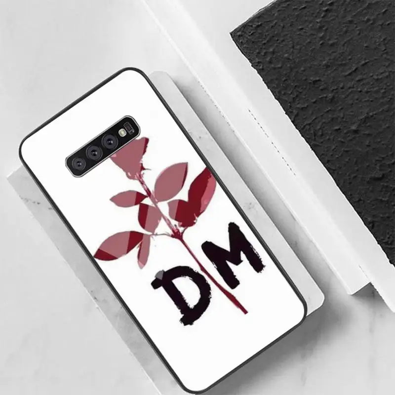 

Depeches band Mode rock Phone Case Back Cover For Samsung Cases S20 Plus S10 NOTE 8 9 10 10PRO Tempered Glass Soft Silicone Edge