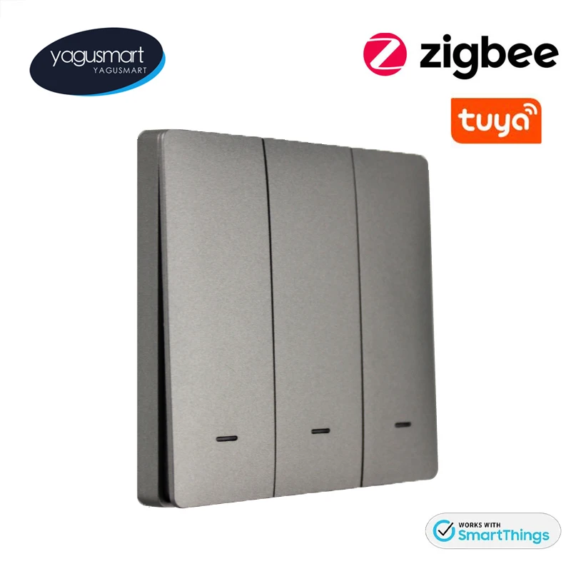 

Умный переключатель Yagusmart Tuya Zigbee, беспроводной кнопочный переключатель, сцена умного устройства, включение и выключение одним нажатием