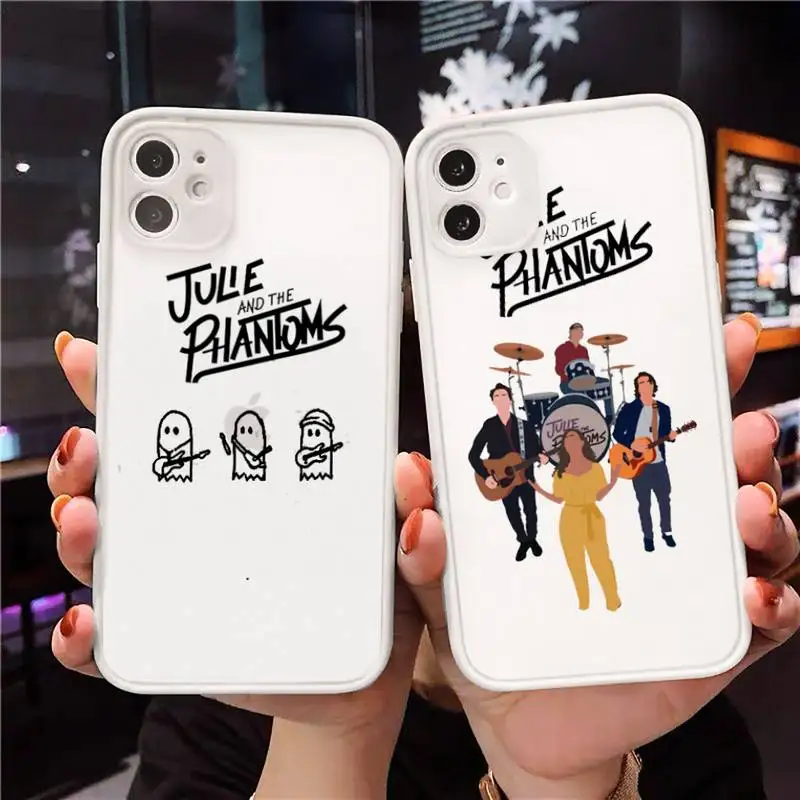 

American TV Julie and the Phantoms Phone Case Matte Transparent for iPhone 7 8 11 12 s mini pro X XS XR MAX Plus cover funda