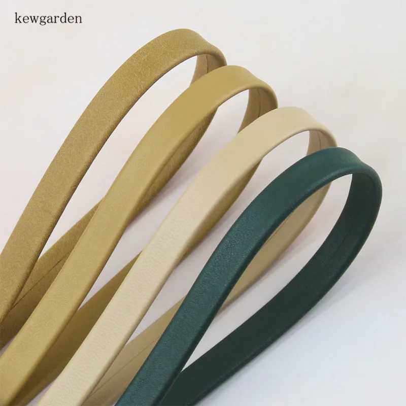 Kewgarden искусственная кожа Многослойные ПУ ленты 10 мм 3/8 &quotвручную изготовленная