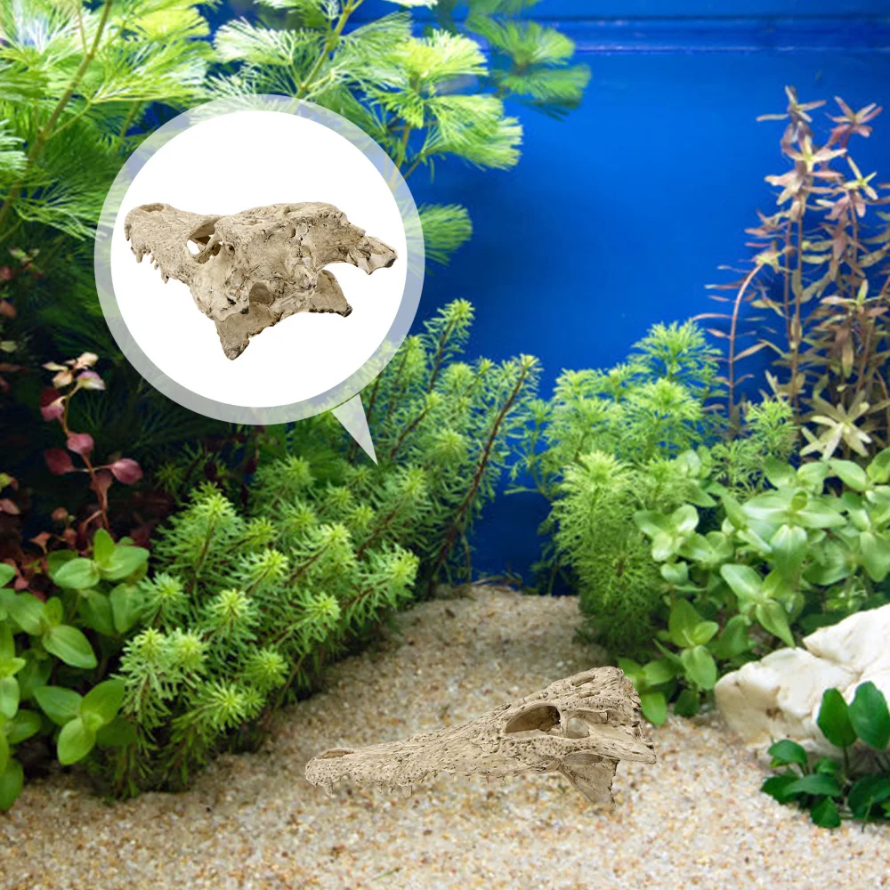 

1Pc Fish Hideout Miniature Adornment Aquarium Ornament (White)