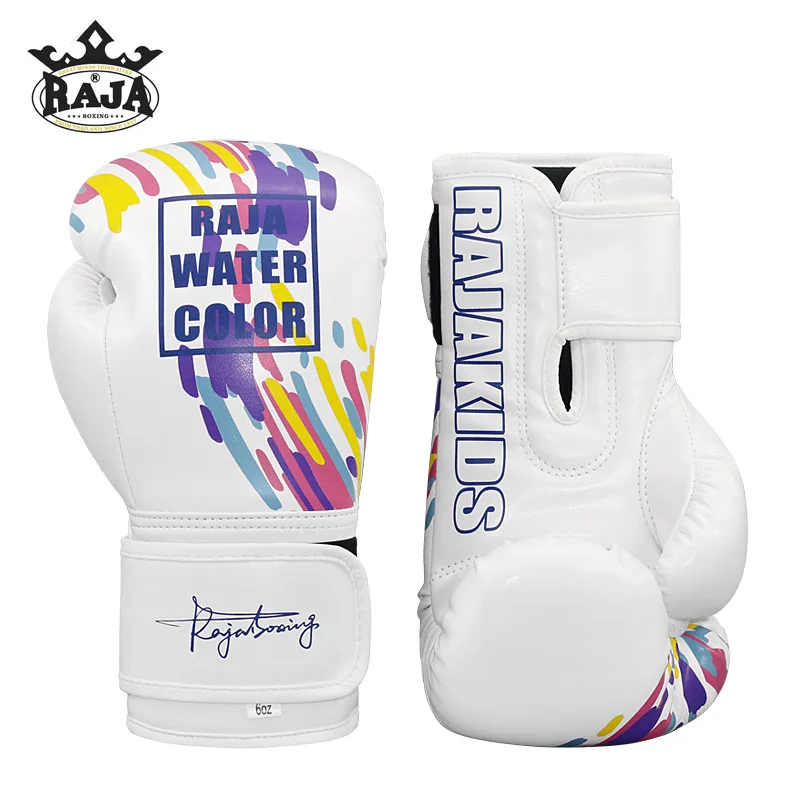 Детские Боксерские перчатки Raja 6 унций джудо боевые тренировочные с рисунком