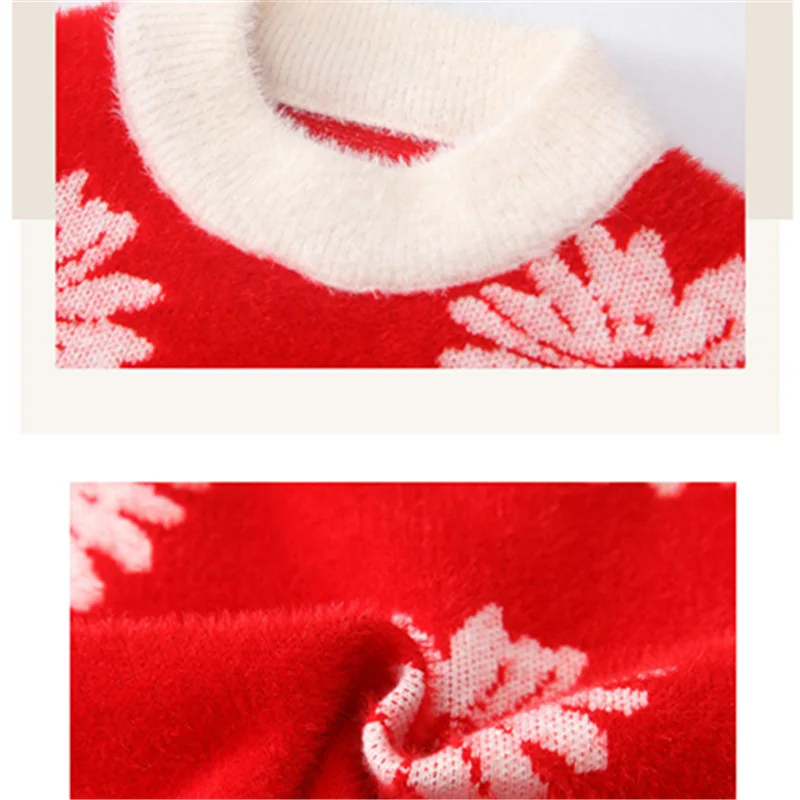 

Children Fall Winter Kids Girl Clothes Soft Warm Sweaters Girls Knitted Flower Top Outfits Pullover Outerwear Sweater 4-13 Years