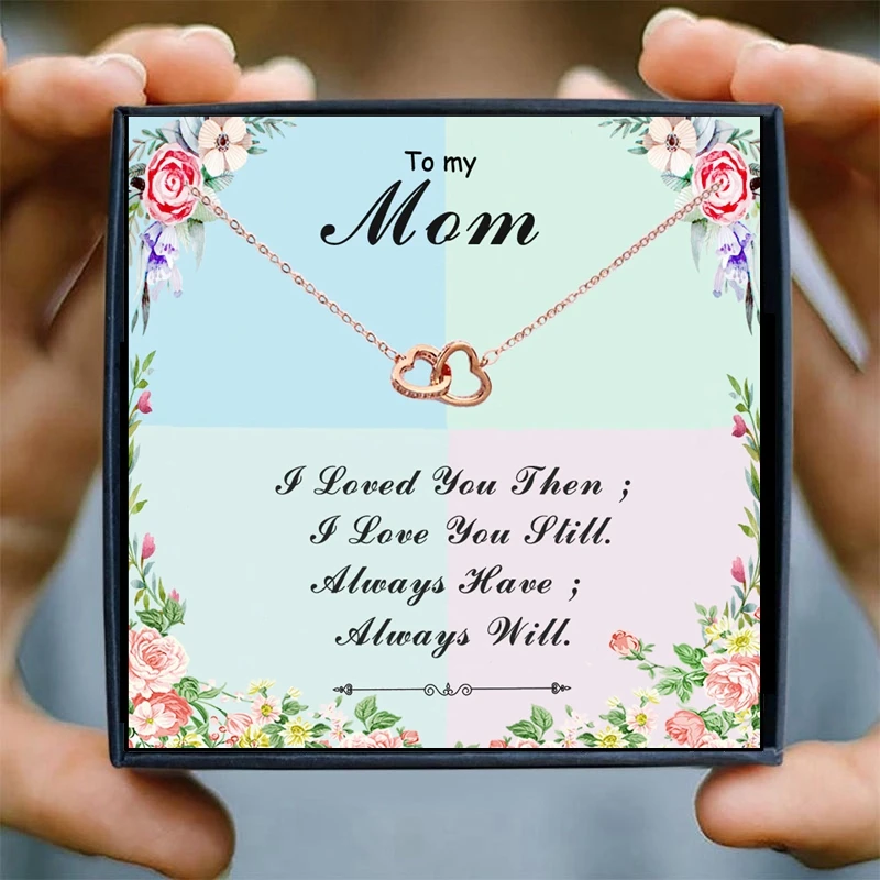 Ожерелье с двойными кольцами для женщин колье бесконечностью подруг хороший