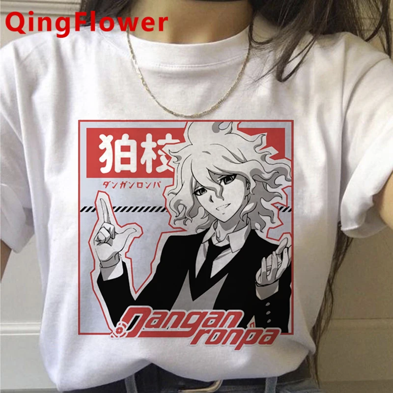 Ouma Kokichi Danganronpa V3 одежда для мужчин парная кавайная Повседневная футболка ulzzang