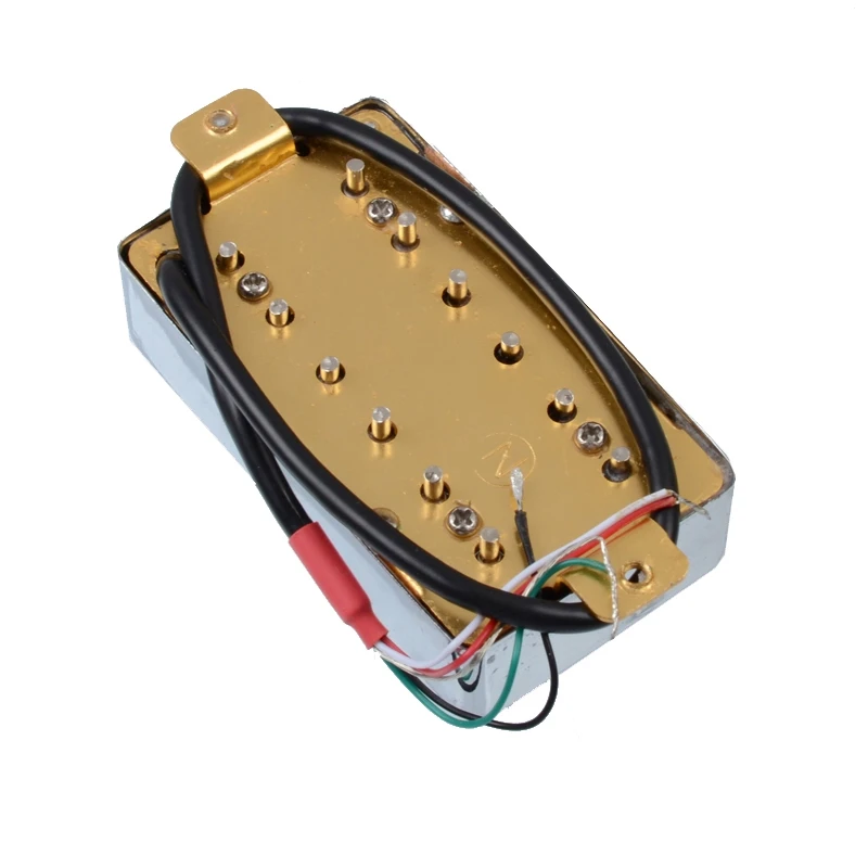 Две линии 6 отверстий Электрический гитарный хамбакер Пикап для LP гитары