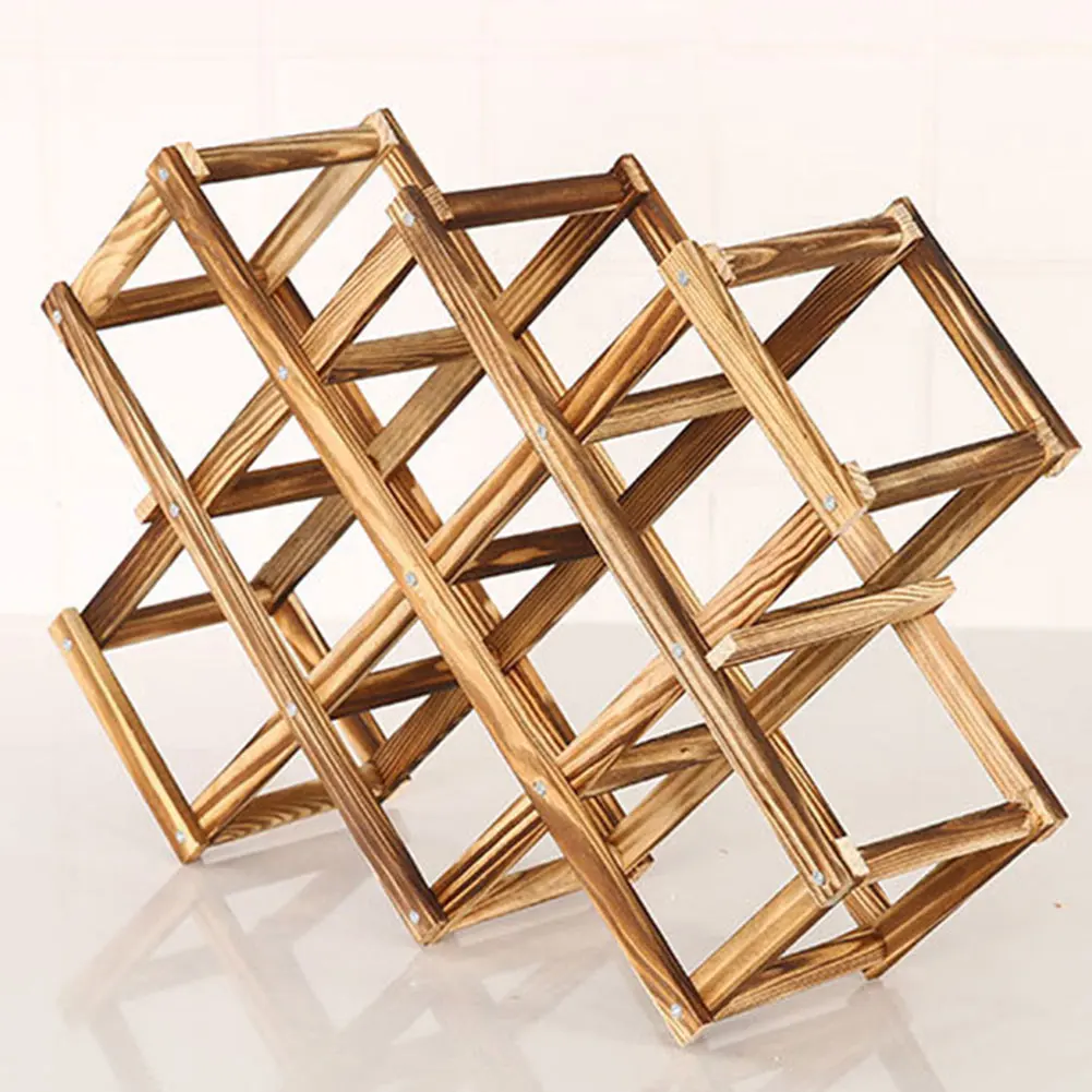 Качественные деревянные держатели для винных бутылок креативный практичный