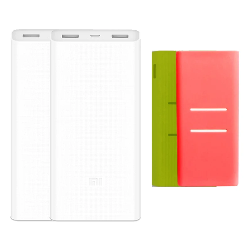 Mi 3 20000 2gp Case Внешний аккумулятор Xiaomi, 20000 мА/ч, 2C, внешний аккумулятор, портативная зарядка, двойной USB QC3.0Mi, 20000 мА/ч, внешний аккумулятор, зарядное устройство для телефона - Цвет: Mi 3 20000 2gp Case