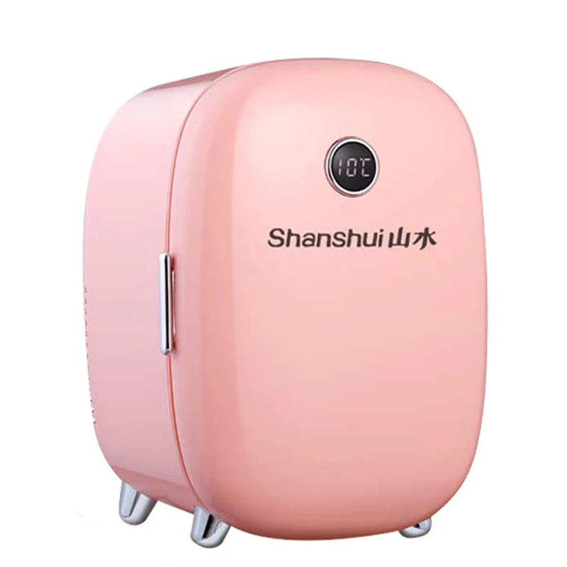 

5/9L Cosmetic Skincare Refrigerators Makeup Mini Fridge for Home Office and Car Portable Cooler Freezer EU/UK Plug 200V 65W BX48