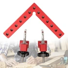 Квадраты позиционирования 90 градусов с 2 весами (140 мм и 5,5 дюйма),1 прямоугольными зажимами с 2 зажимами для ящиков и шкафов