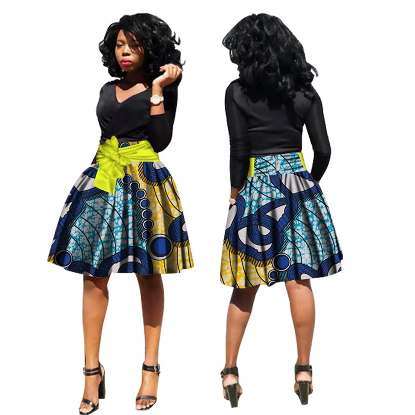 Модная африканская одежда 2021 африканские платья Дашики с восковым принтом в