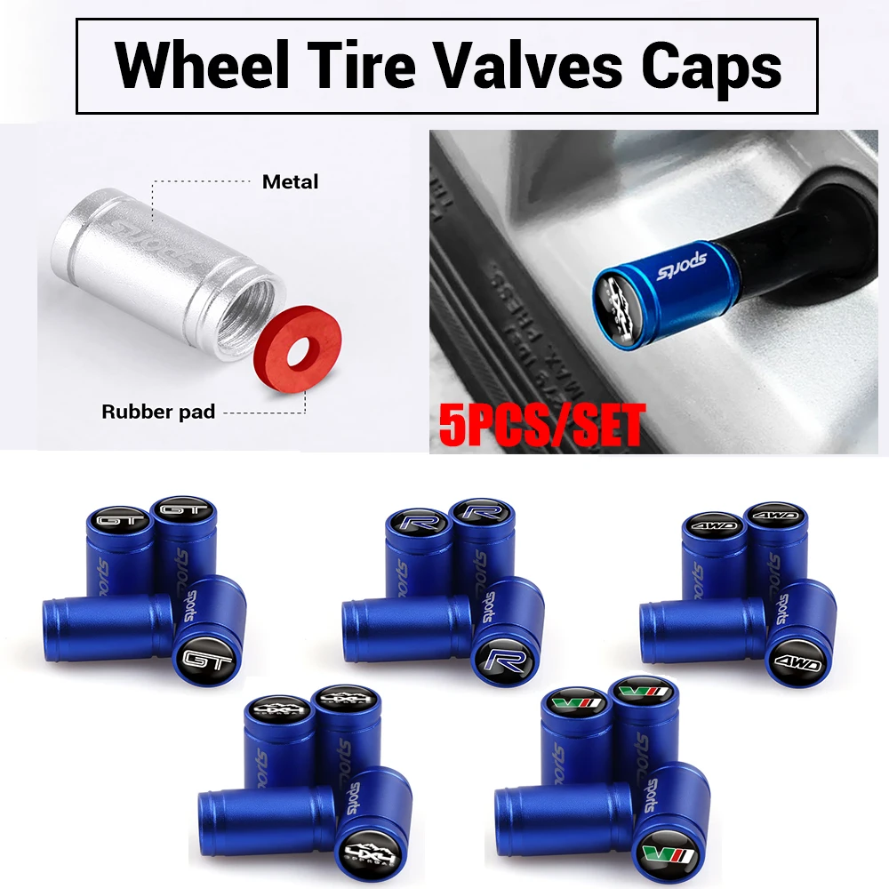 Колпачок воздушного клапана для автомобильных шин пылезащитный колпачок синего