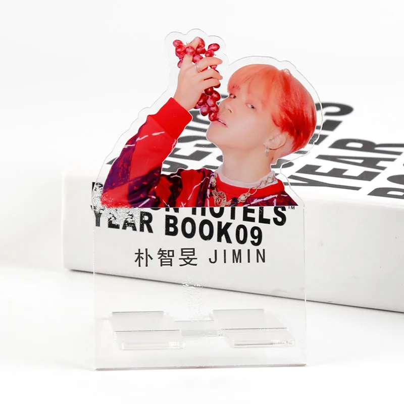 Bangtan boys Bring The Soul The Movie горит сценический прозрачный Стенд фигурная доска держатель мобильного телефона с изображением чимина и шуги J-HOPE LJJ613 - Цвет: 06