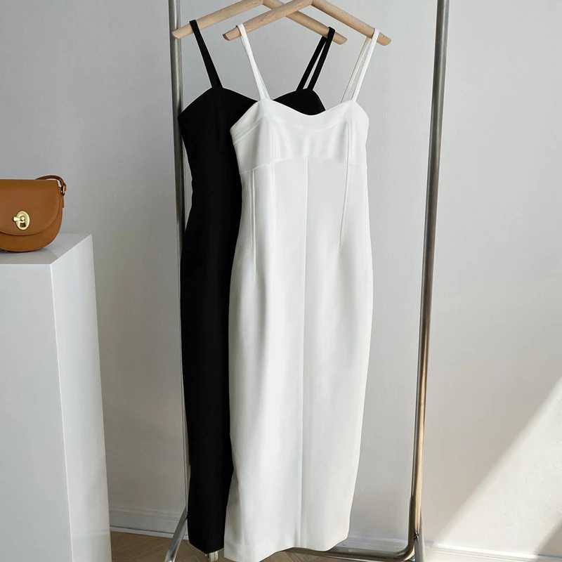

Women Summer Spaghetti Strap Sexy Sleeveless Backless Fashion Slim Party Dresses
